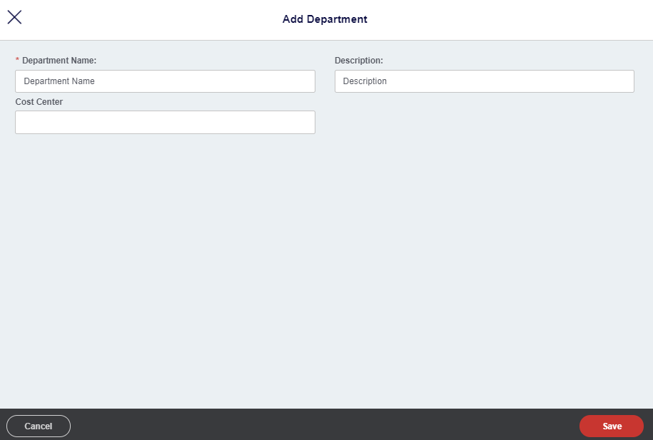 adding new departments