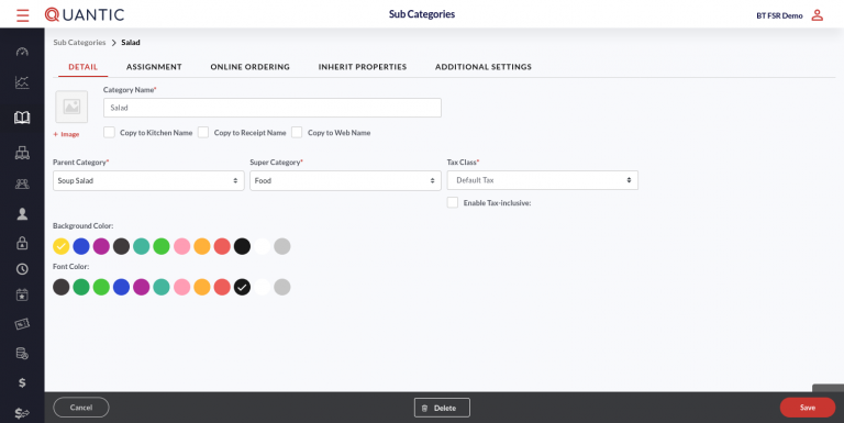 Portal Dashboard Management | Quantic POS Learning Resources
