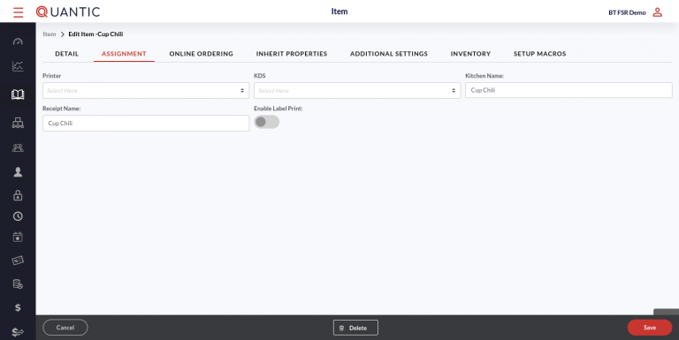 Portal Dashboard Management | Quantic POS Learning Resources