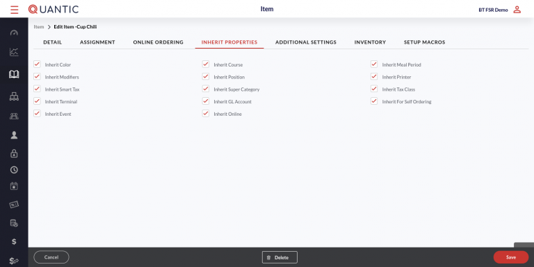 Portal Dashboard Management | Quantic POS Learning Resources