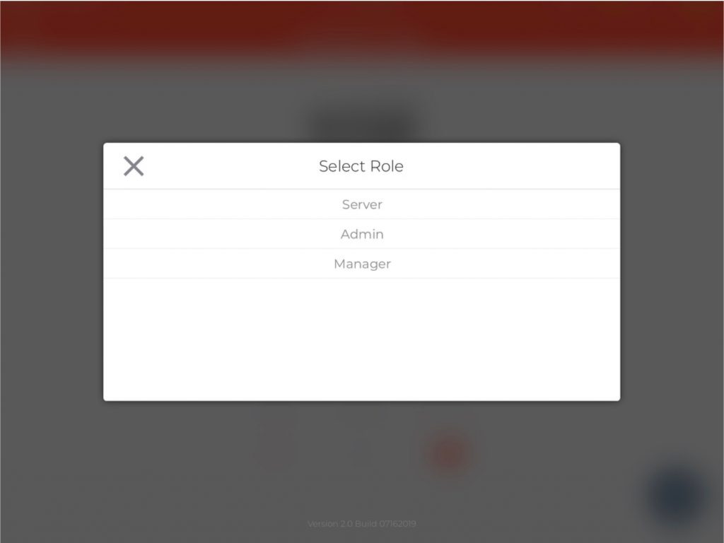 select the role