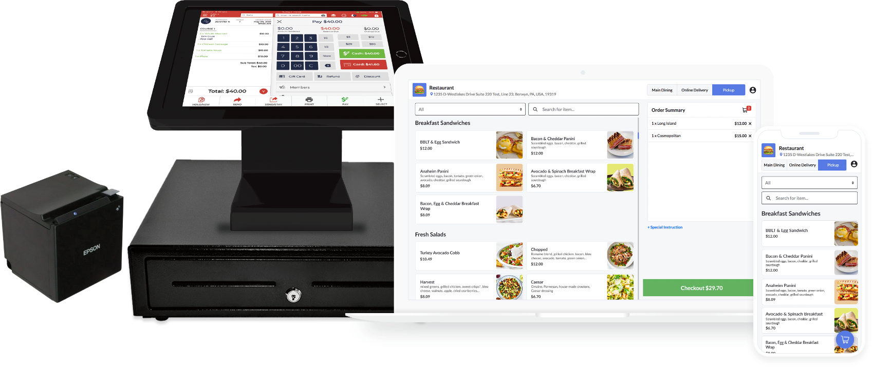 Restaurant Operation & POS and Online Ordering