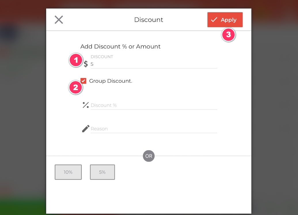 discount tab