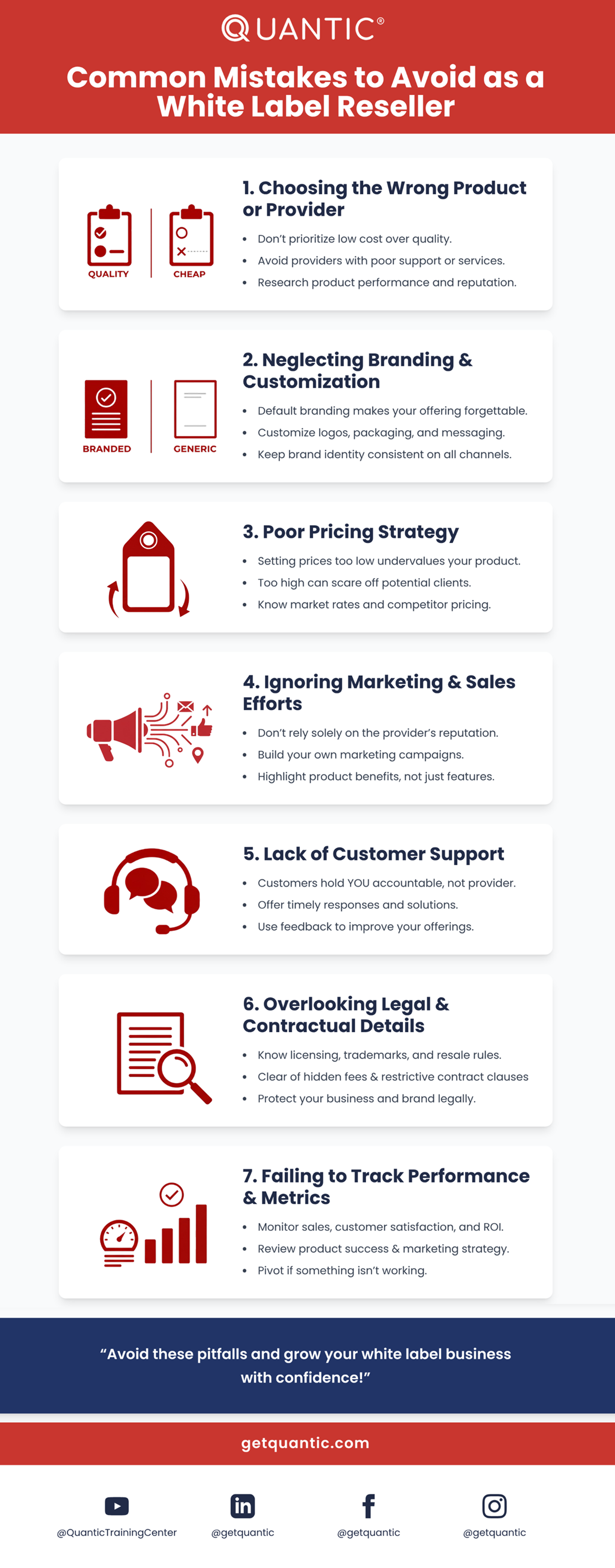 Common Mistakes to Avoid as a White Label Reseller
