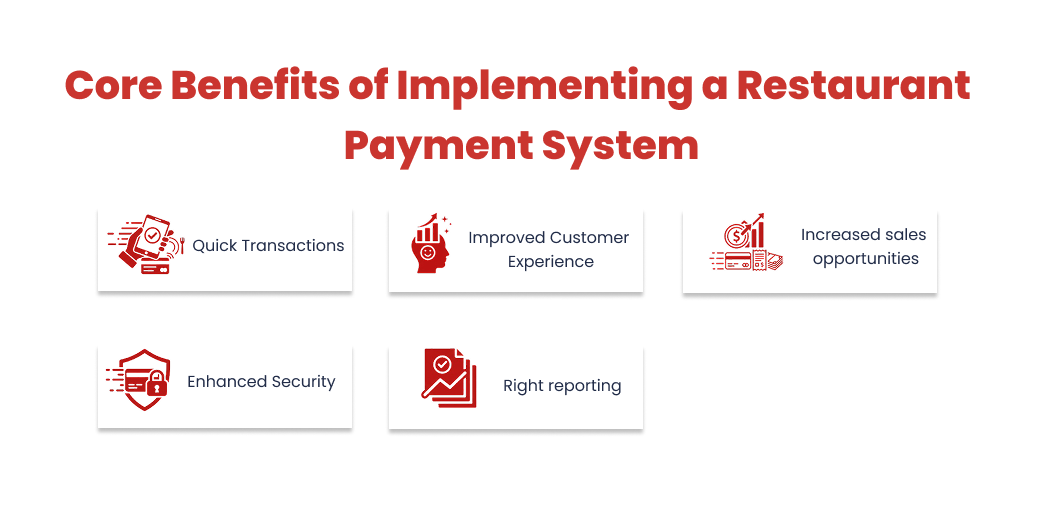 Core Benefits of Implementing a Restaurant Payment System